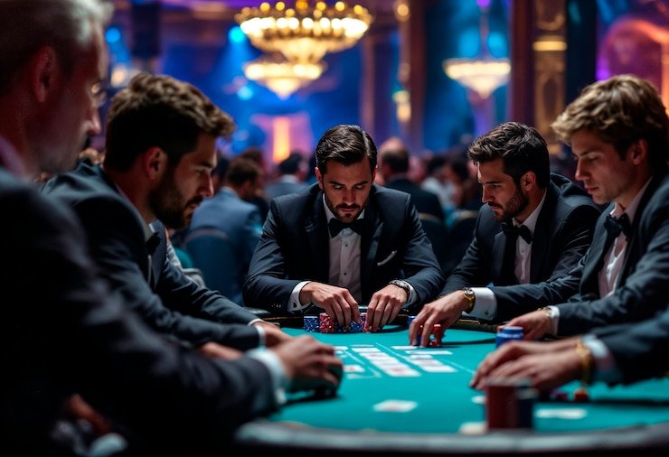 pos4d slot AduQ live dealer table with professional studio setup