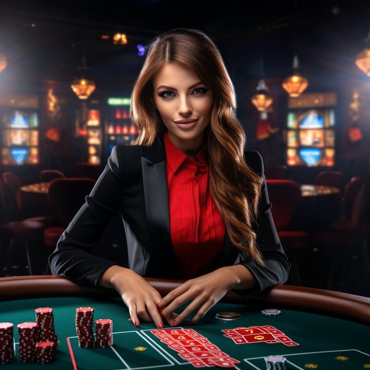 pos4d slot Domino QQ live dealer studio with professional tile layout and HD camera